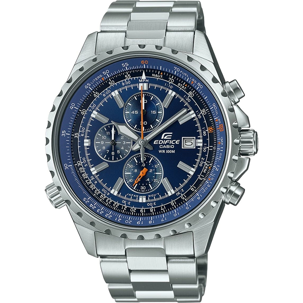 Casio Edifice Heren Zilveren Horloge EF-527D-2AVUEF