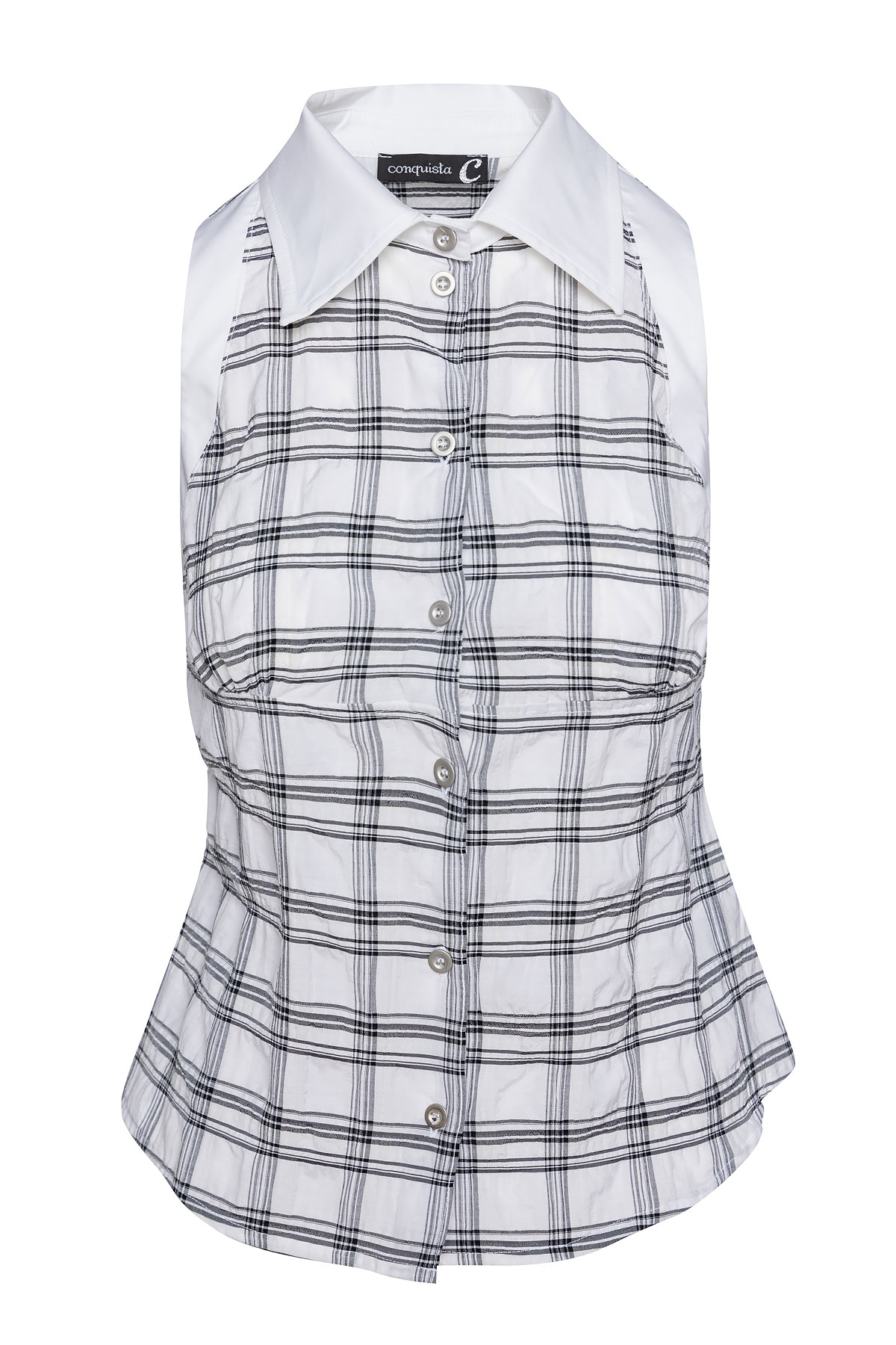 Thumbnail - Ärmelloses Karohemd