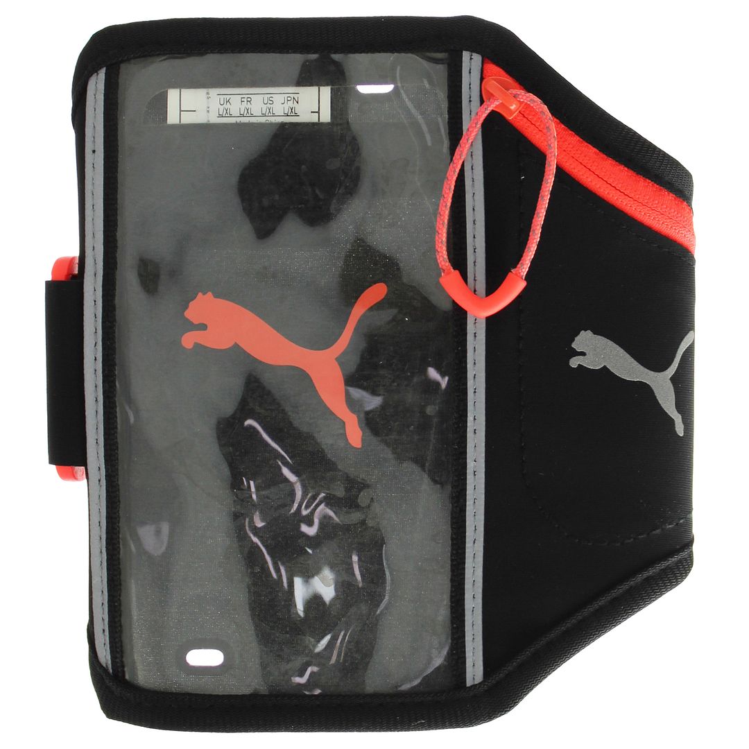 Puma Mens Running Training Black Red iPhone 6 Phone Pocket 053056 06 Textile - Size Small/Medium