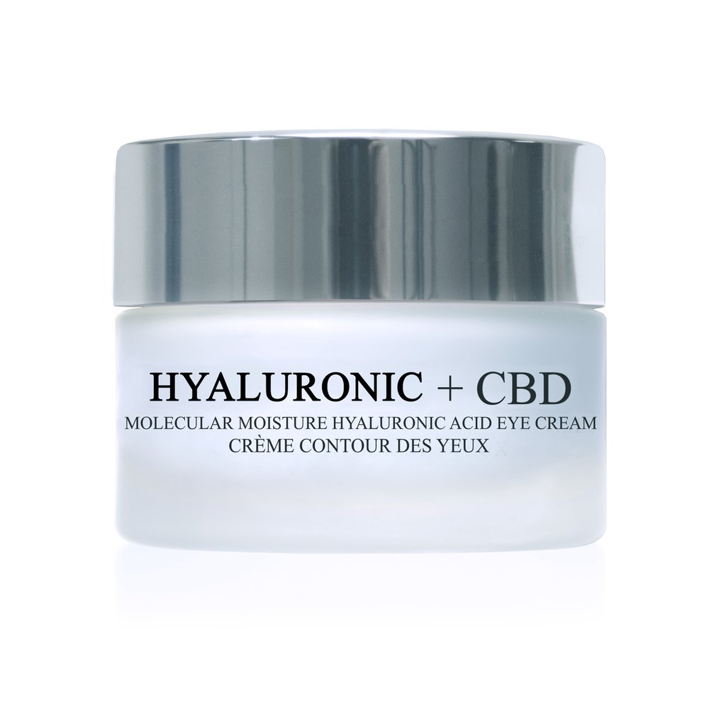 Thumbnail - Crème pour les yeux à l'acide hyaluronique + CBD Molecular Moisture Surge de London Botanical Laboratories