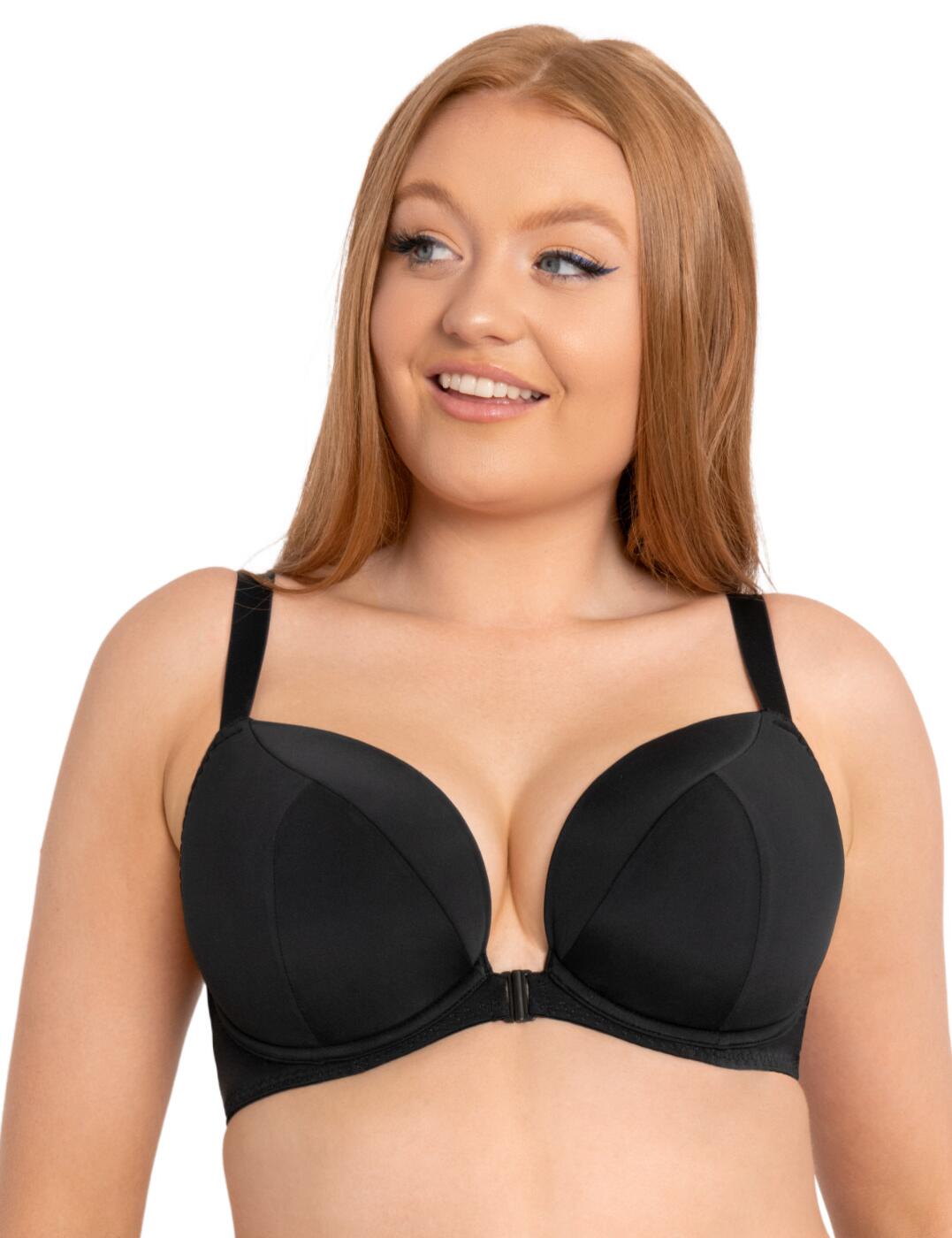 Curvy Kate Womens CK036107 Superplunge Kiss Plunge Bra – Black Elastane – Size 34E