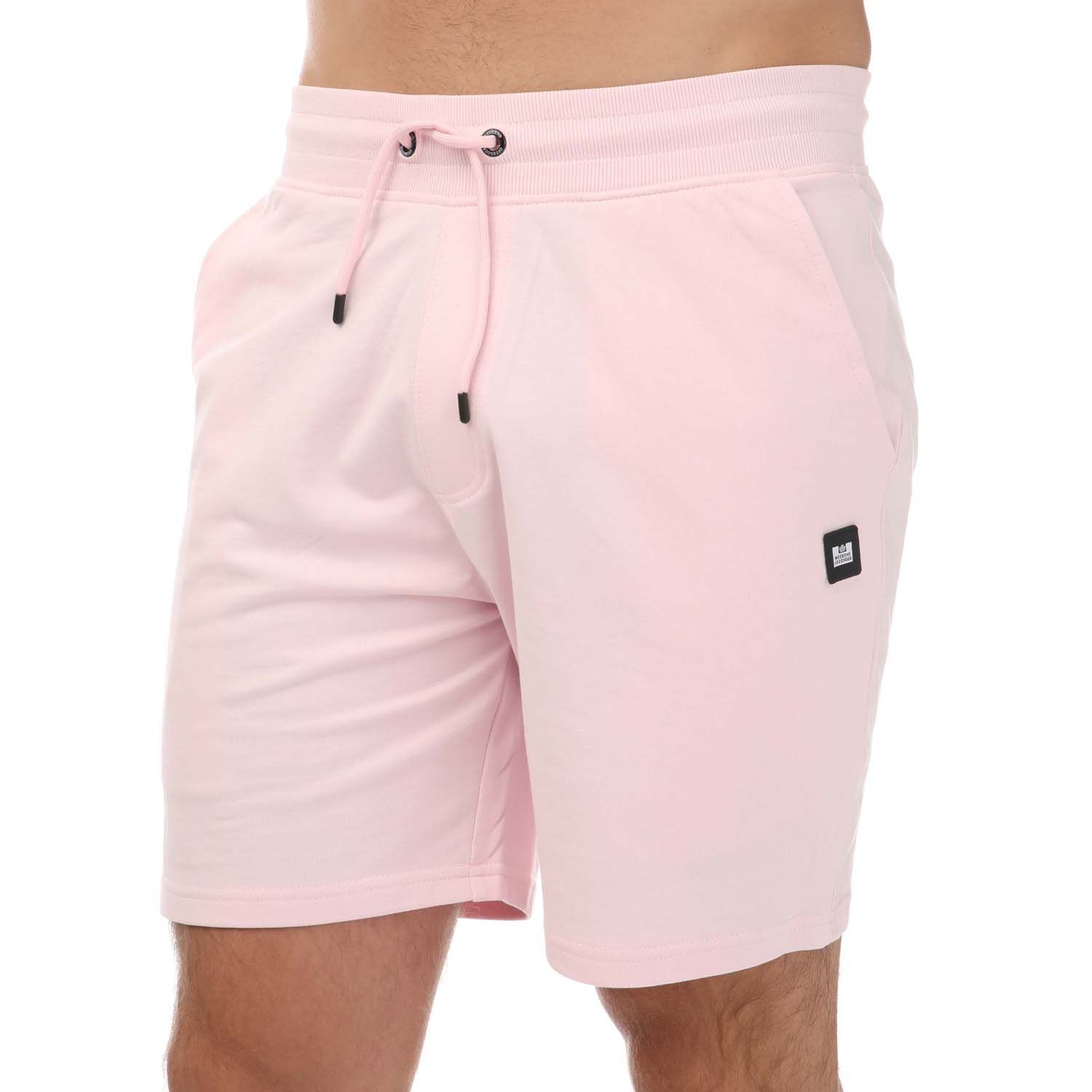 Weekend Offender Mens Scandium Jog Short in Blush Cotton - Size Large