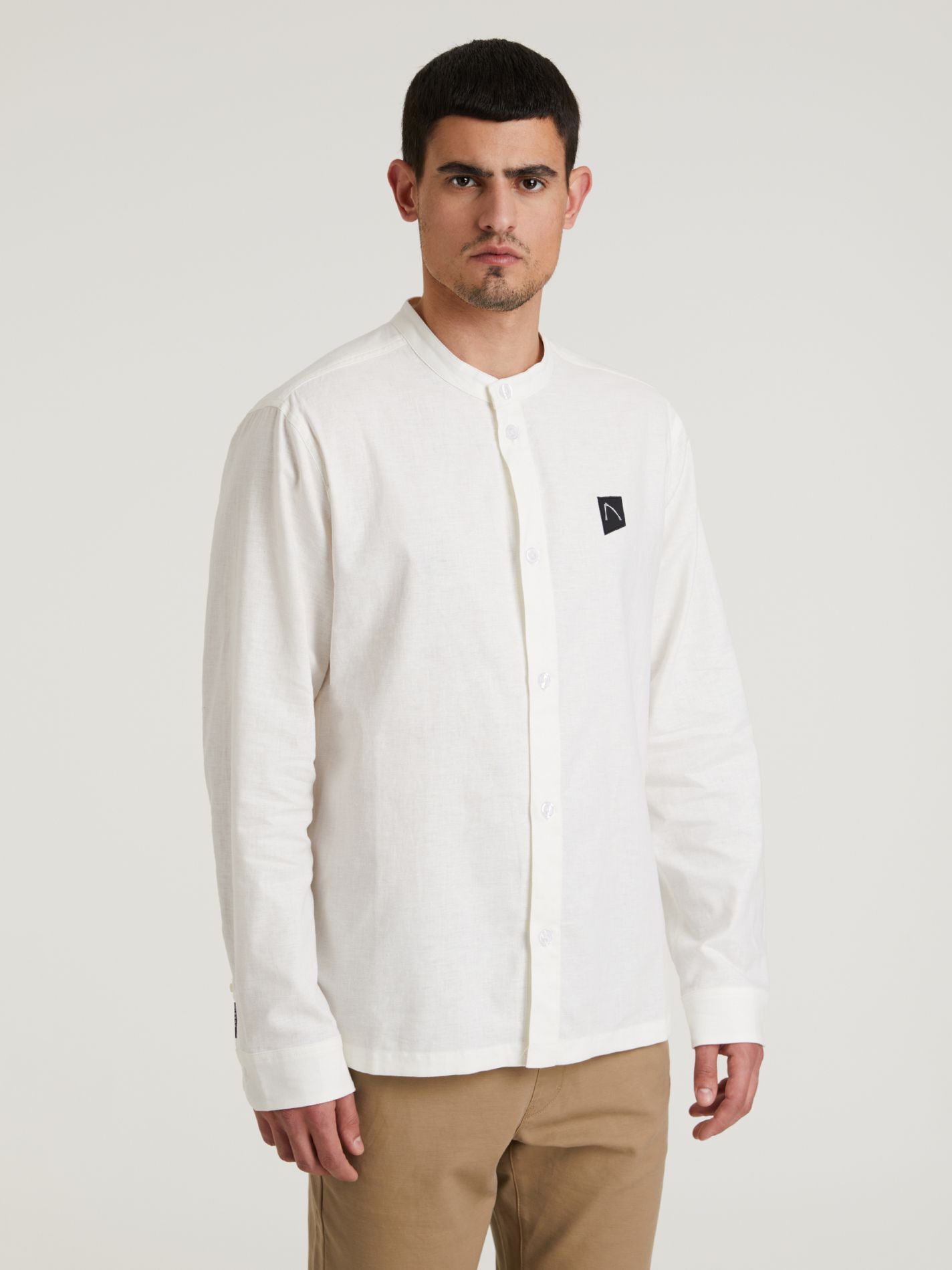 Thumbnail - Chasin Longsleeve Shirt Mao Linen
