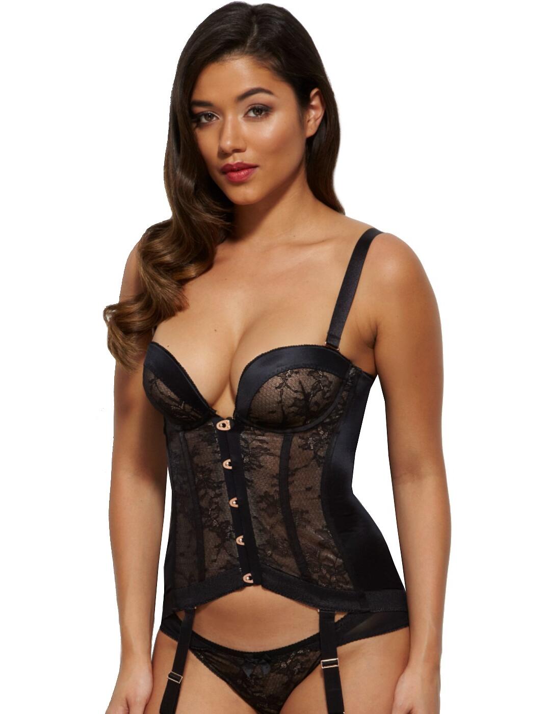 Gossard Womens 8519 Retrolution Corset – Black – Size 36D