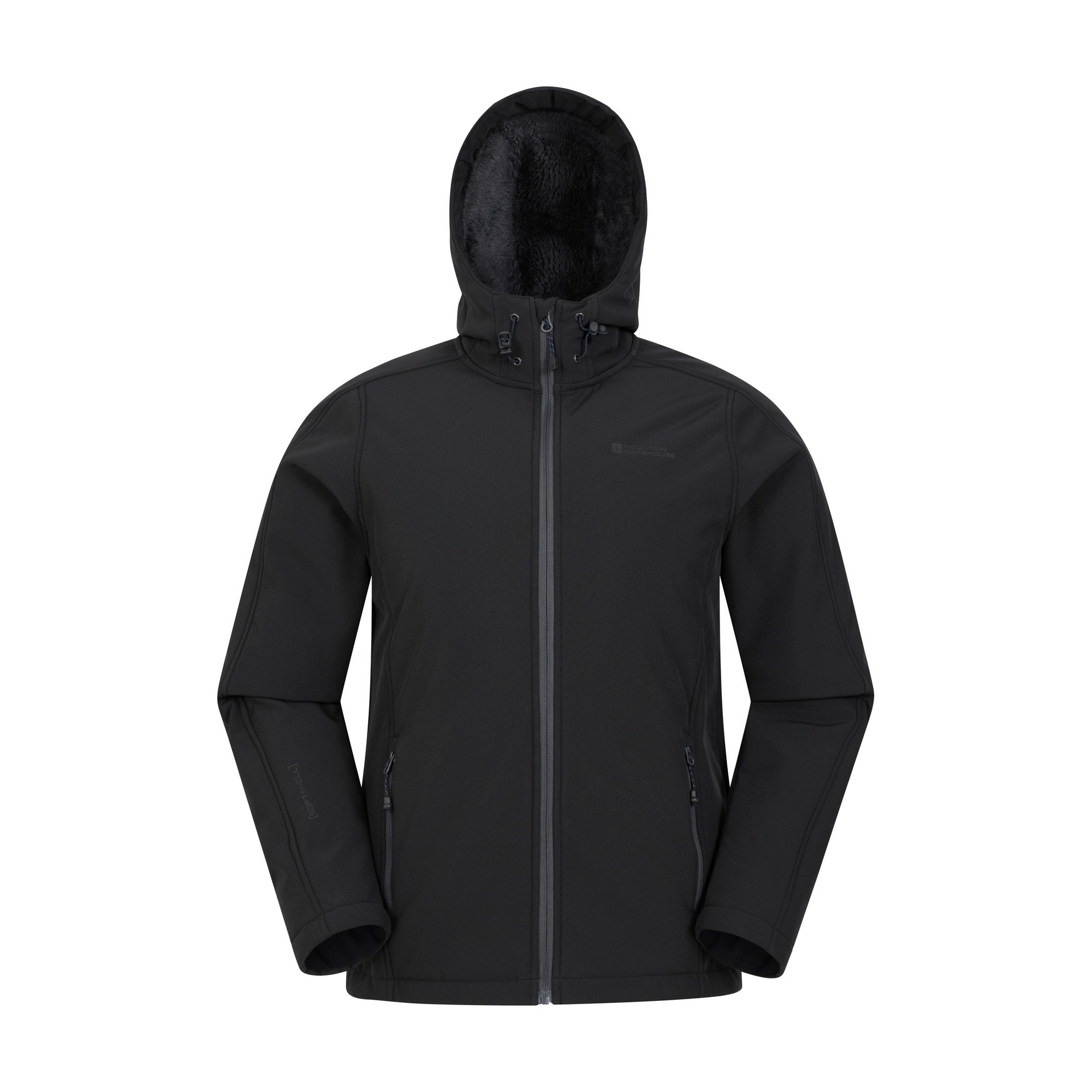 Thumbnail - Mountain Warehouse - "Arctic II" Softshelljacke für Herren (Schwarz)