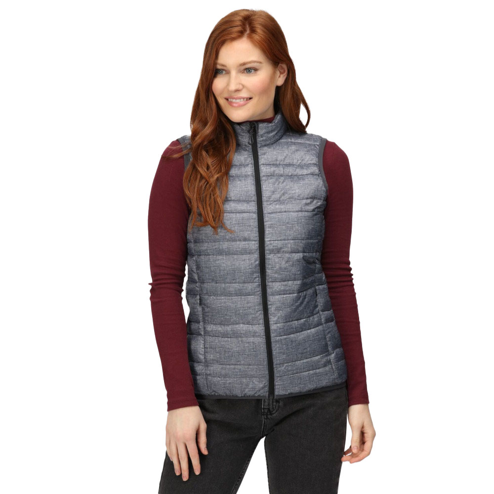 Regatta Professional Womens Firedown Insulated Gilet - Grey polyamide - Size 16 UK