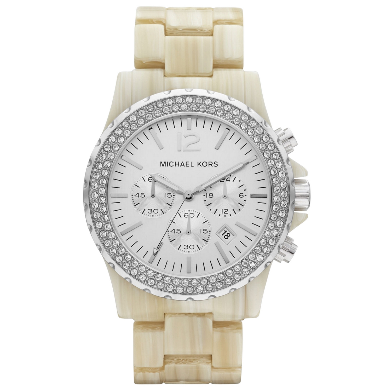 Thumbnail - Michael Kors Damenuhr Quartz Silber