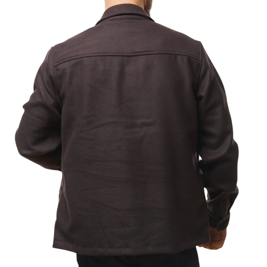 Vanlig Sediment Brun Overshirt Jacka 2