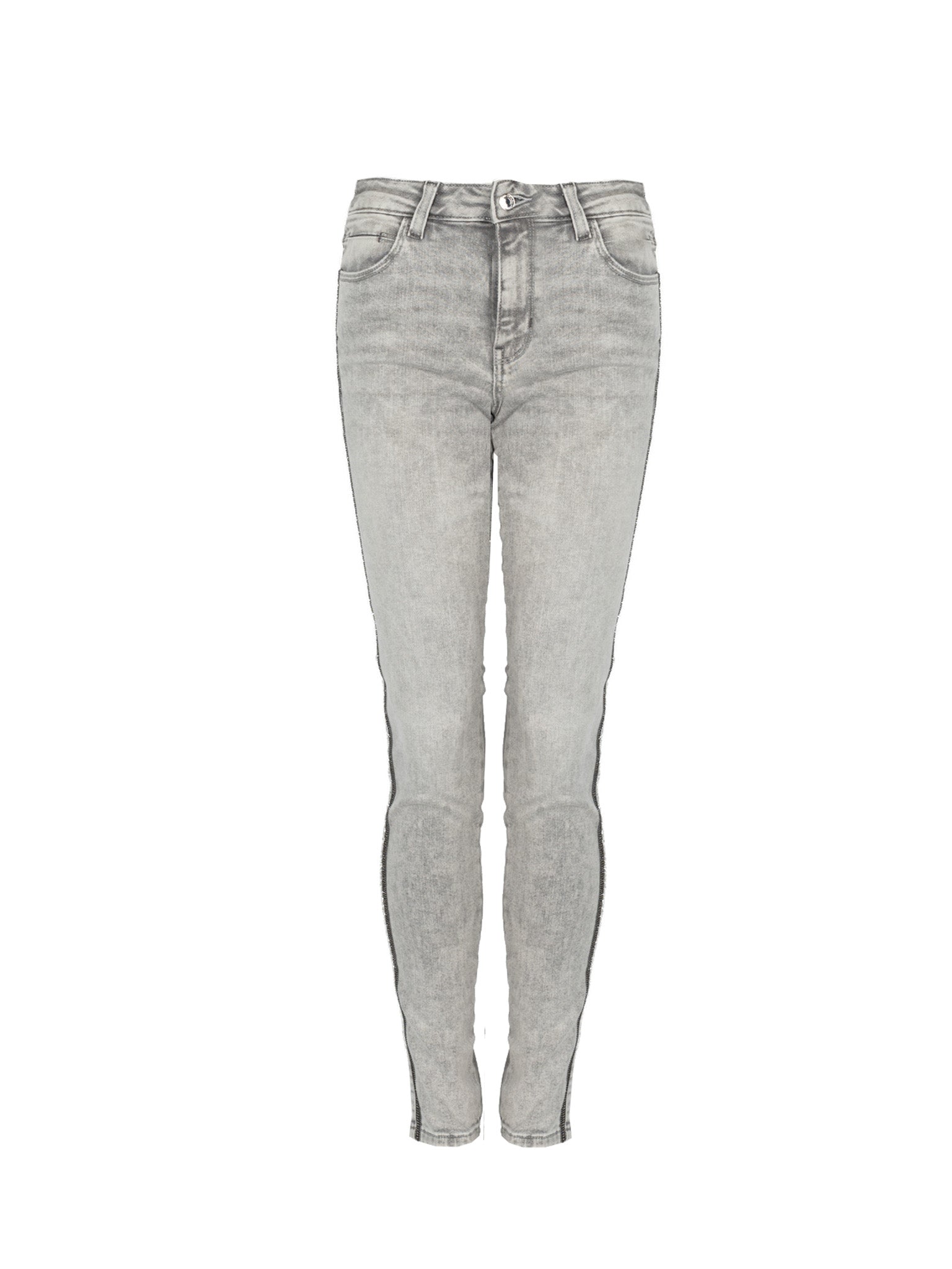 Guess Jeans Skinny Mid Damen grau 30 (Größe)