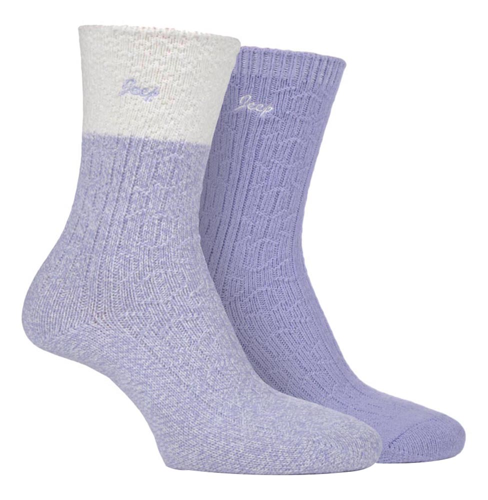 Thumbnail - Jeep - 2er-Pack Damen Supersoft Wanderstiefel Socken