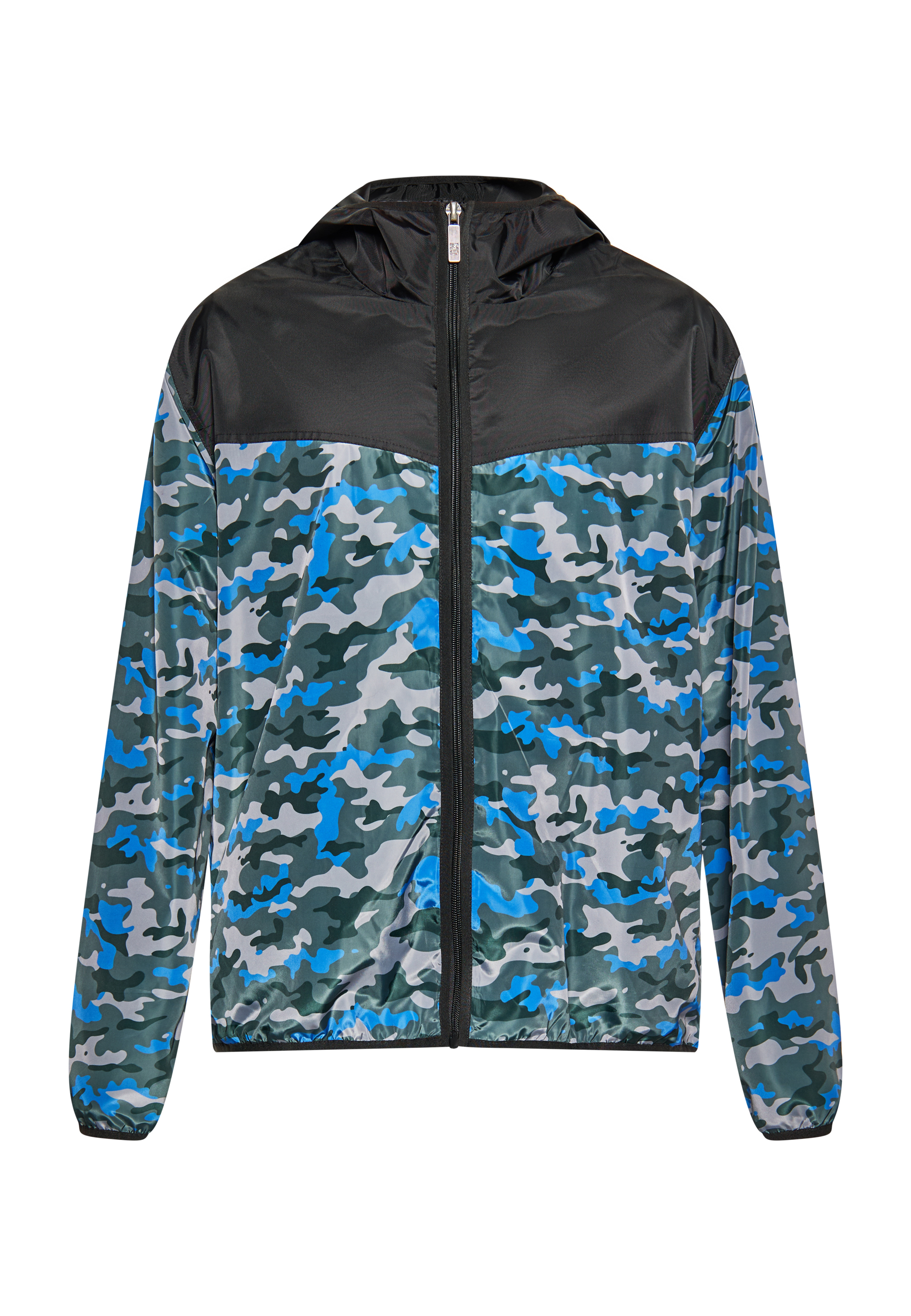 Mo Blouson Heren Blauwe camouflage
