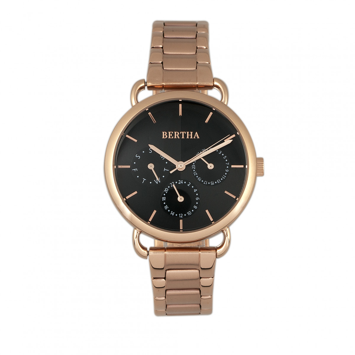 Thumbnail - Montre-bracelet Bertha Gwen avec jour/date