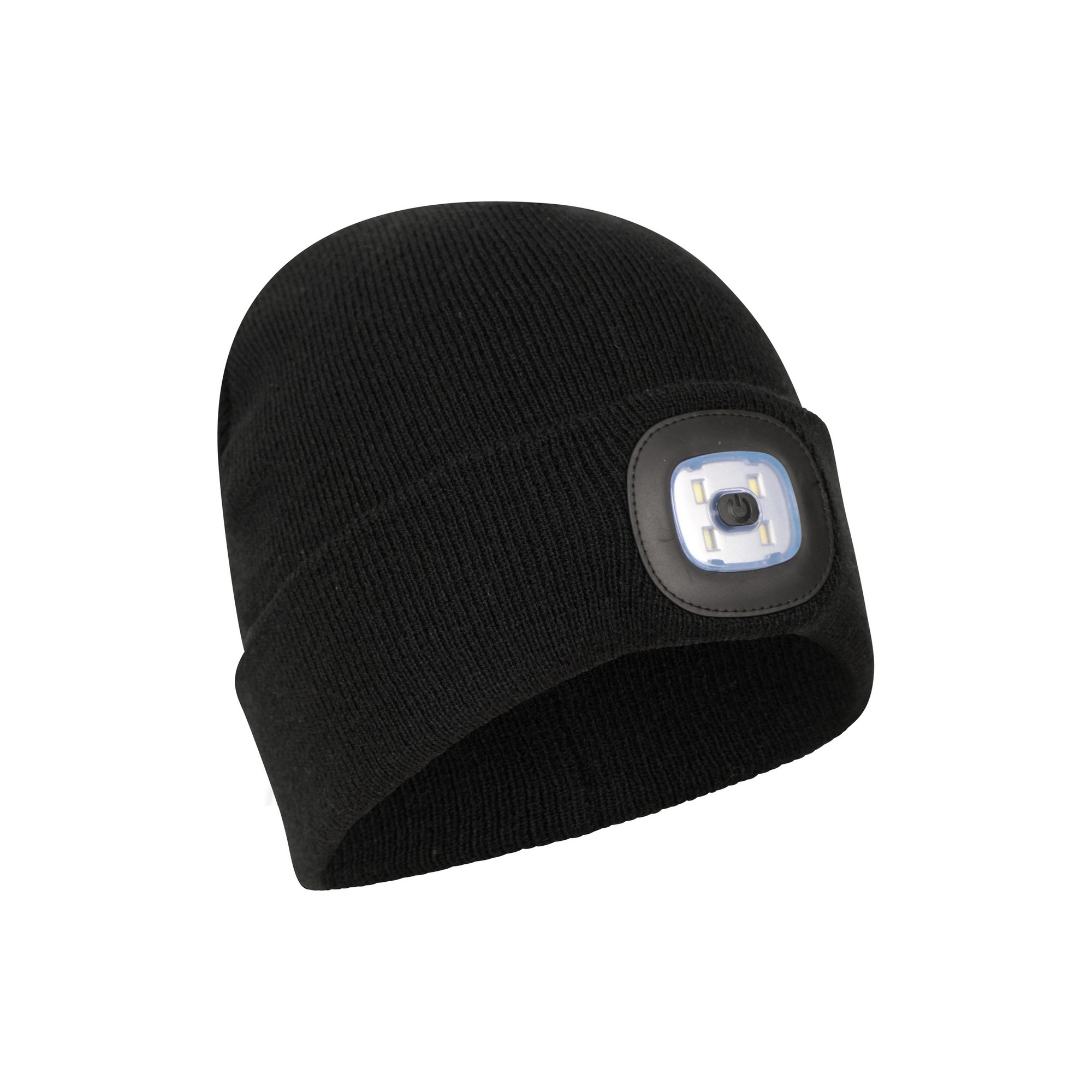 Thumbnail - Mountain Warehouse - "Highlands" Beanie mit Lampe für Herren (Schwarz)