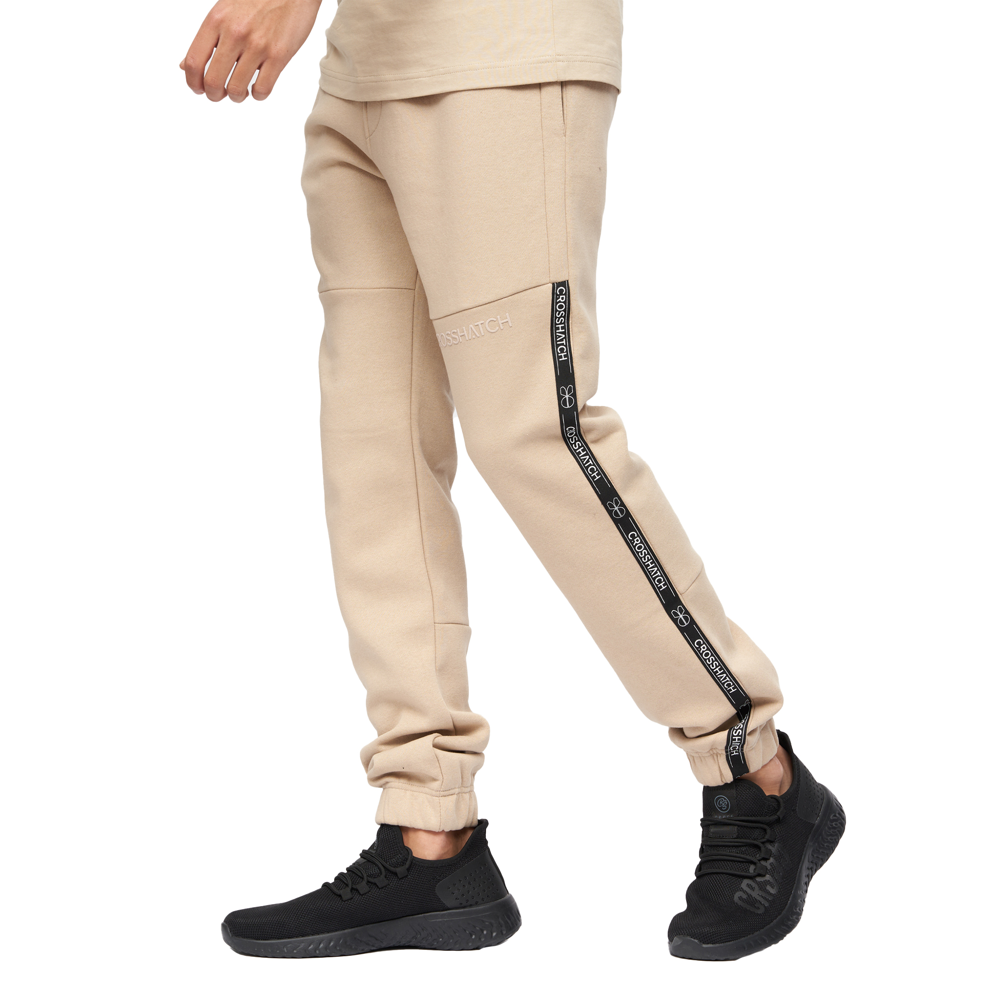 Crosshatch Apollo joggingbyxa för herrar (Stone) – bild 2