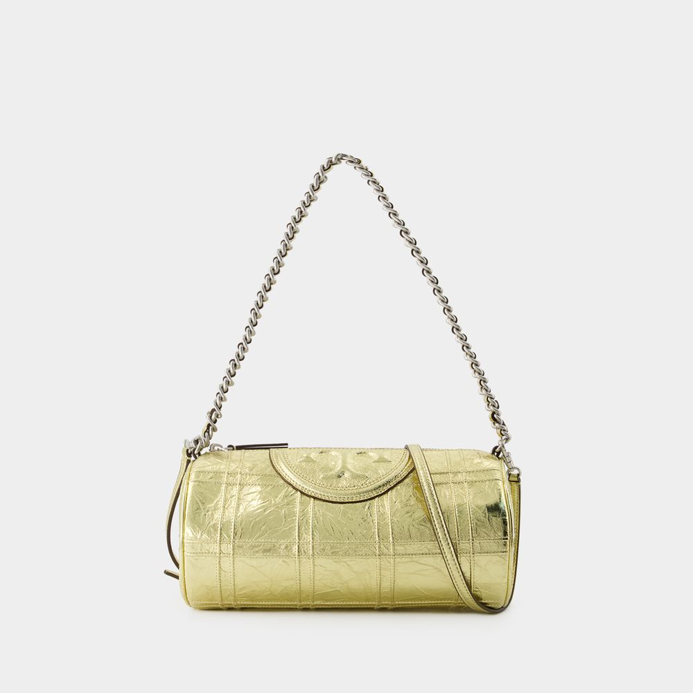 TORY BURCH Fleming Zacht Vat tas -  - Leer - Goud