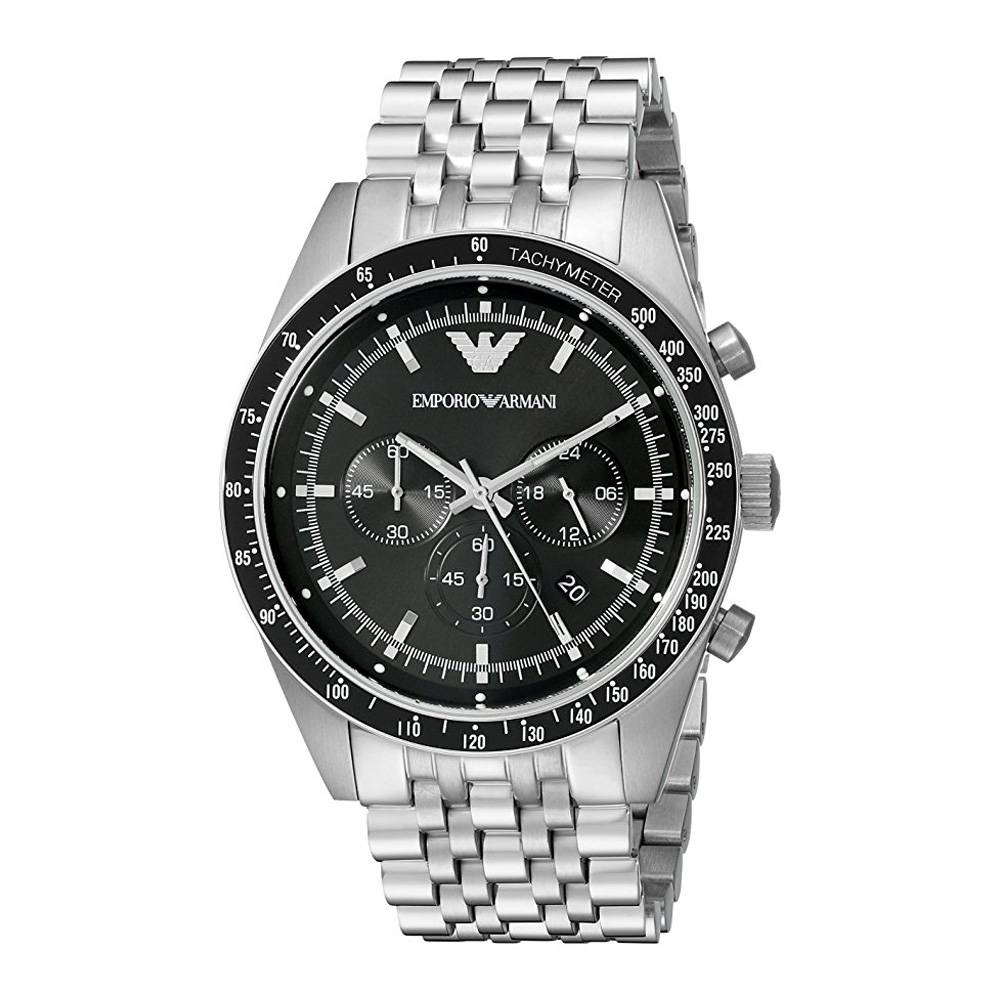 Sportivo Klocka Chronograph i Rostfritt Stål