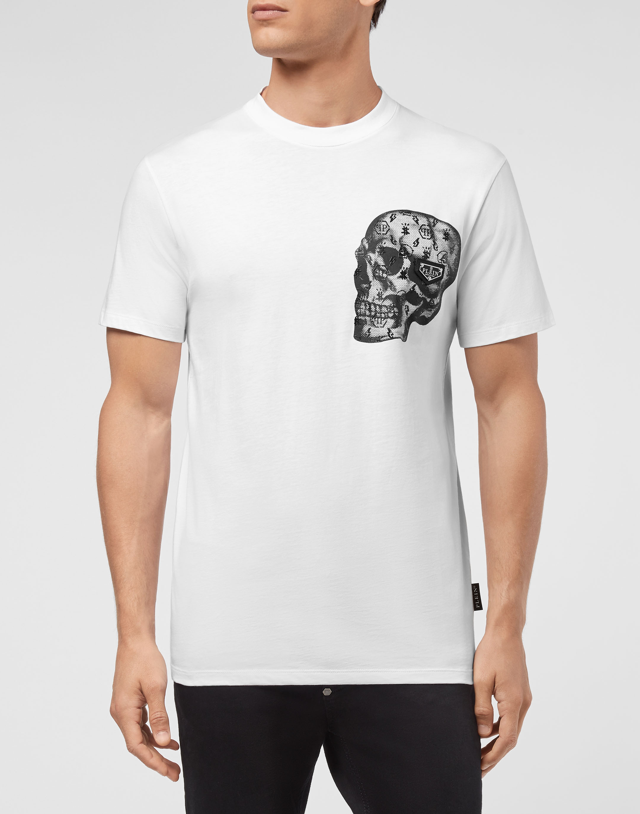T-shirt Rund Hals Dödskalle