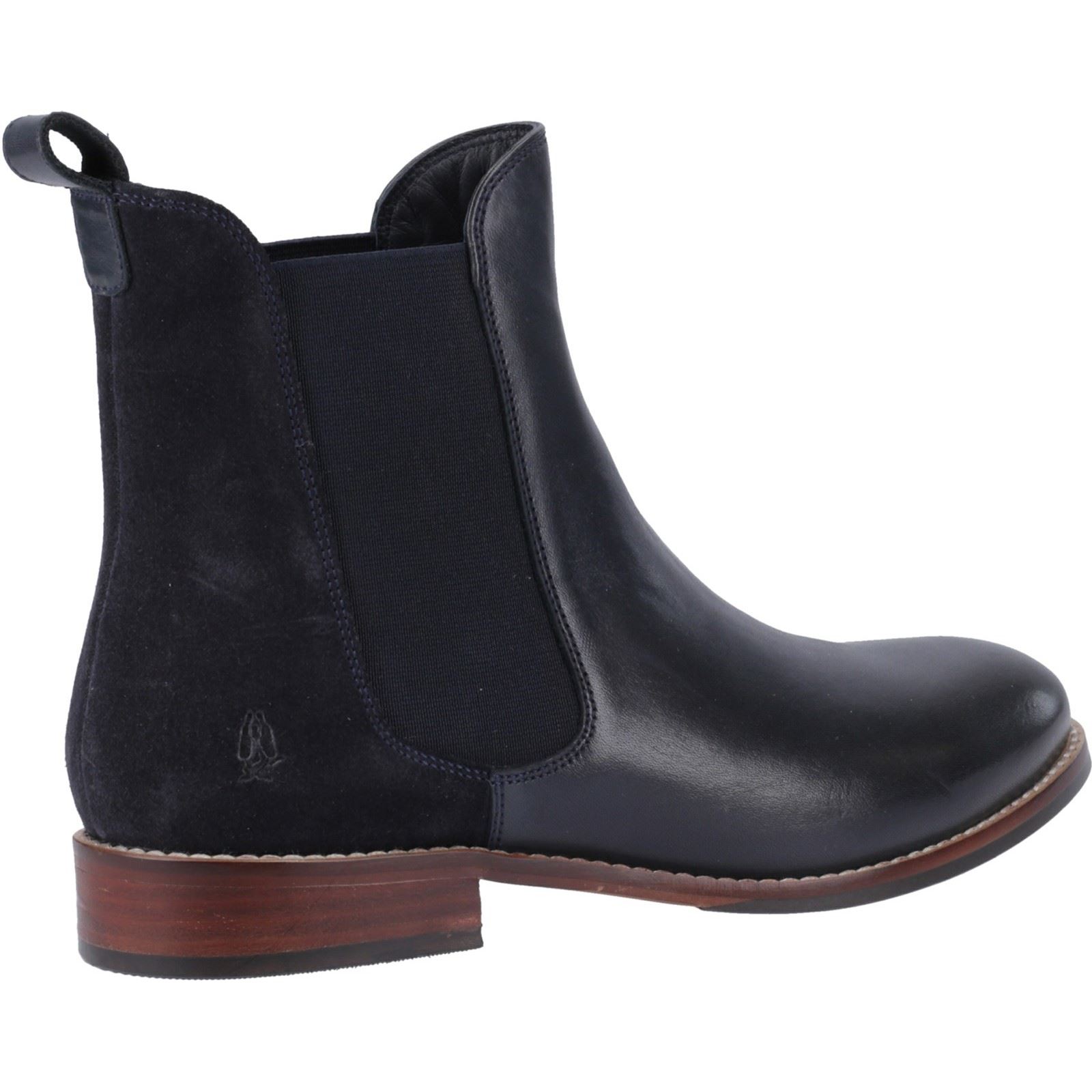 Hush Puppies Colette Suede Damstövlar i marinblå färg – bild 2