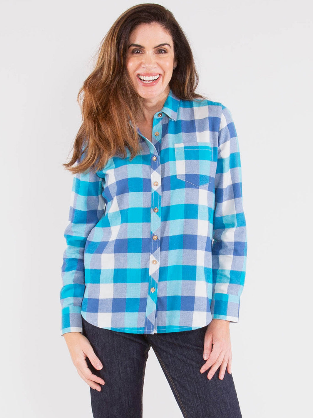 Kite Clothing Womens Bexington Shirt - Blue - Size 8 UK