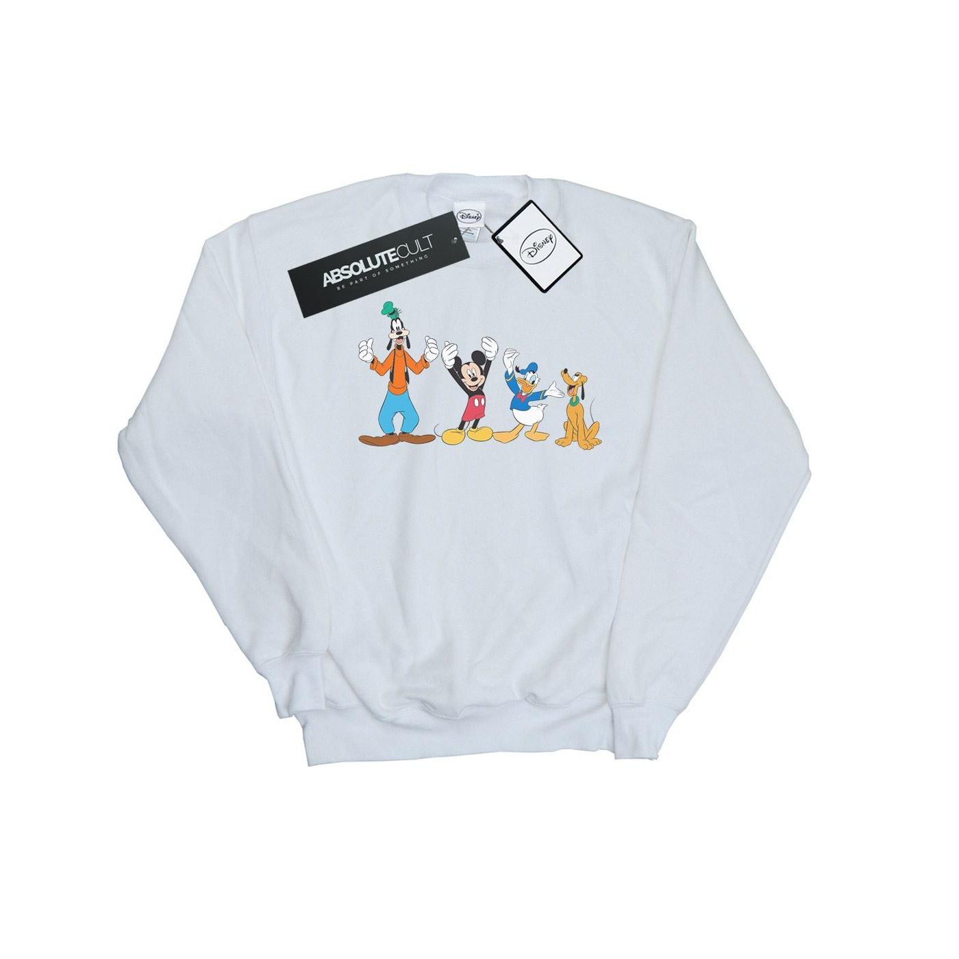 Thumbnail - Disney Herren Mickey Mouse Friends Sweatshirt (Weiß)