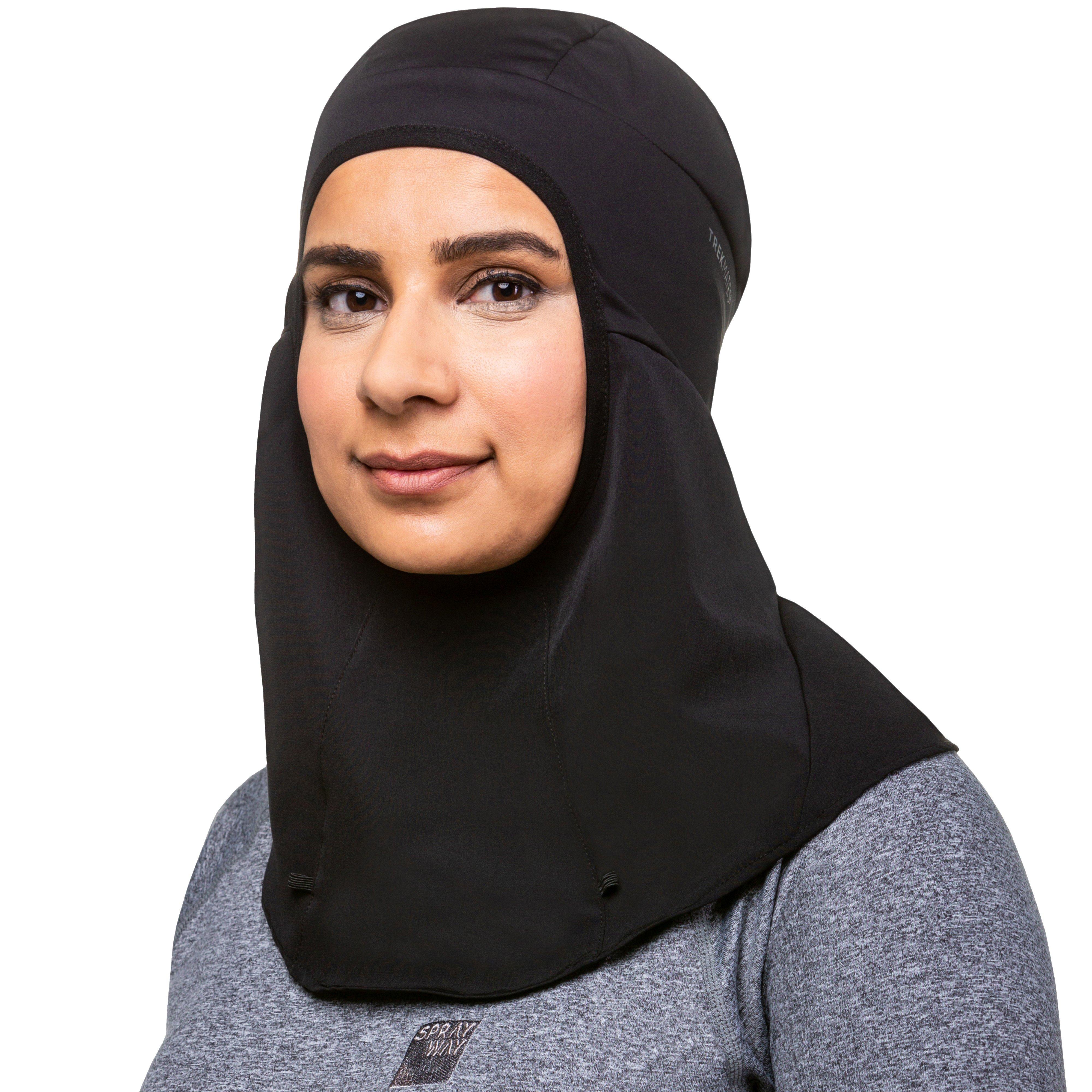 Trekmates Damen Haya Hijab, Schwarz S/M