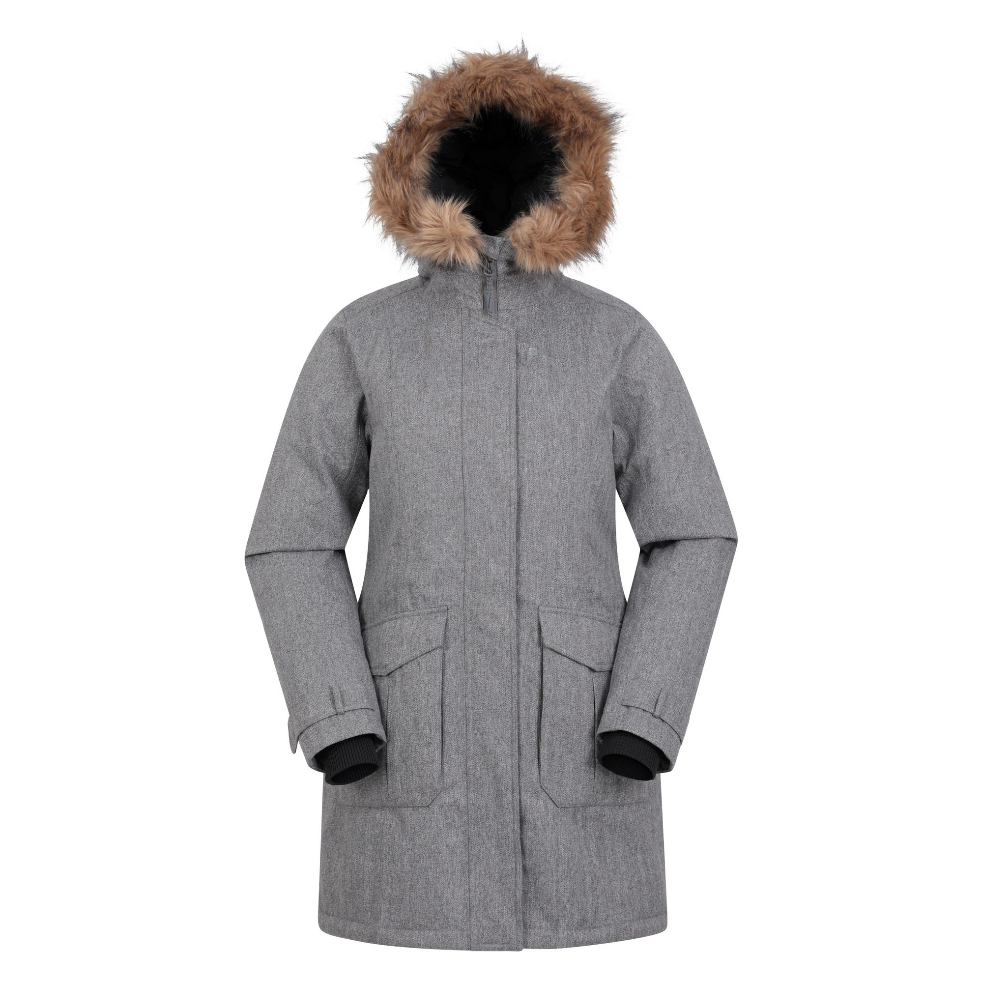 Mountain Warehouse Womens/Ladies Aurora Down Jacket (Grey) - Size 10 UK