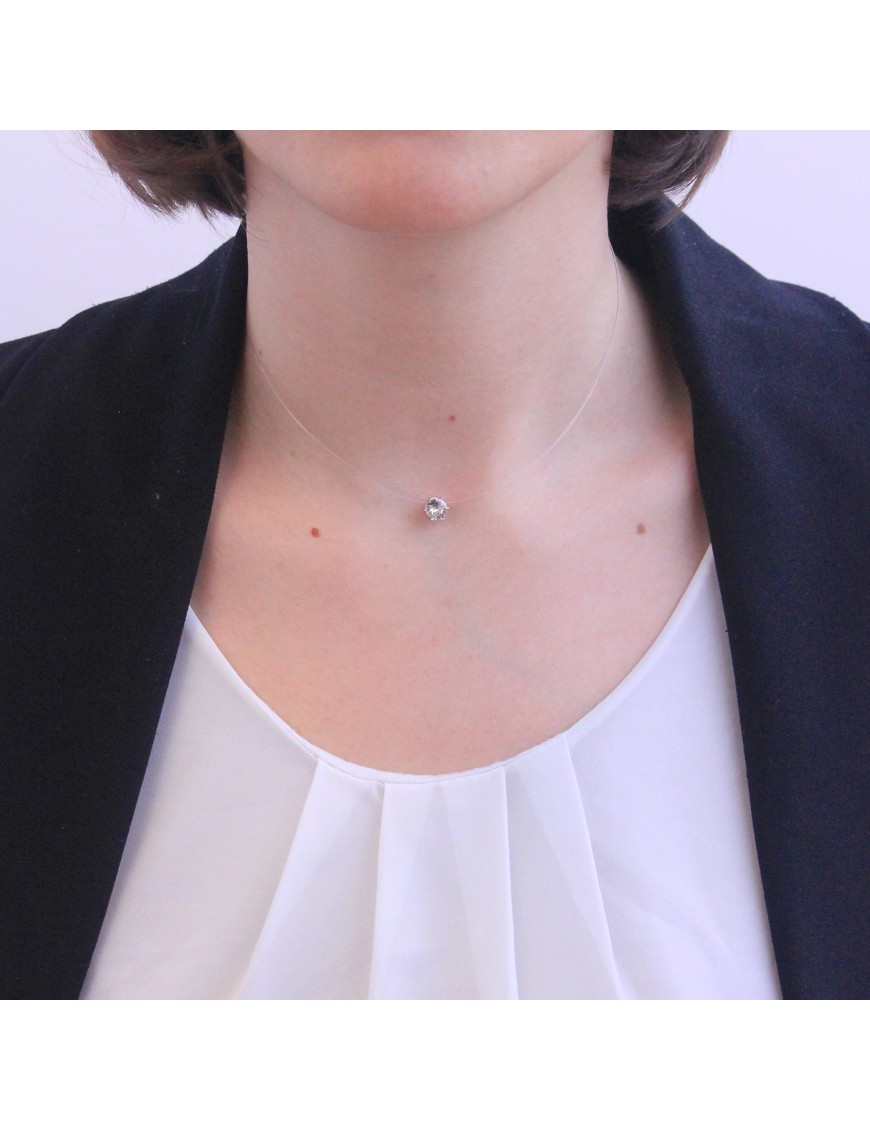 MYC Paris Sjöjungfruns tårar-halsband silver och kristall dam – bild 2