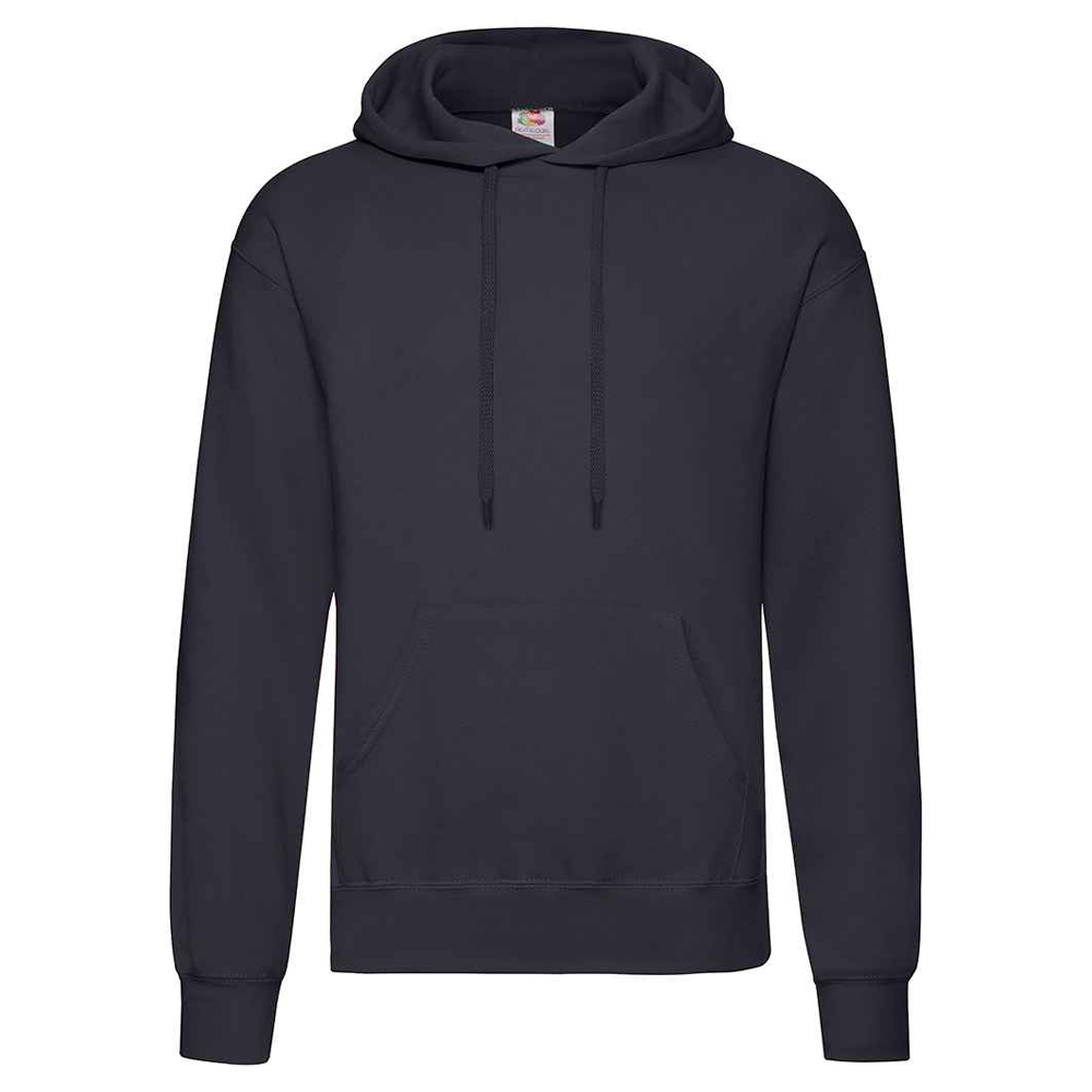 Unisex Classic Hoodie för vuxna (Djupt marinblått)