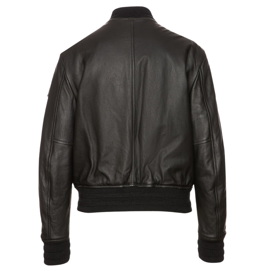 Belstaff Willow Bomberjacka i svart läder dam – bild 2