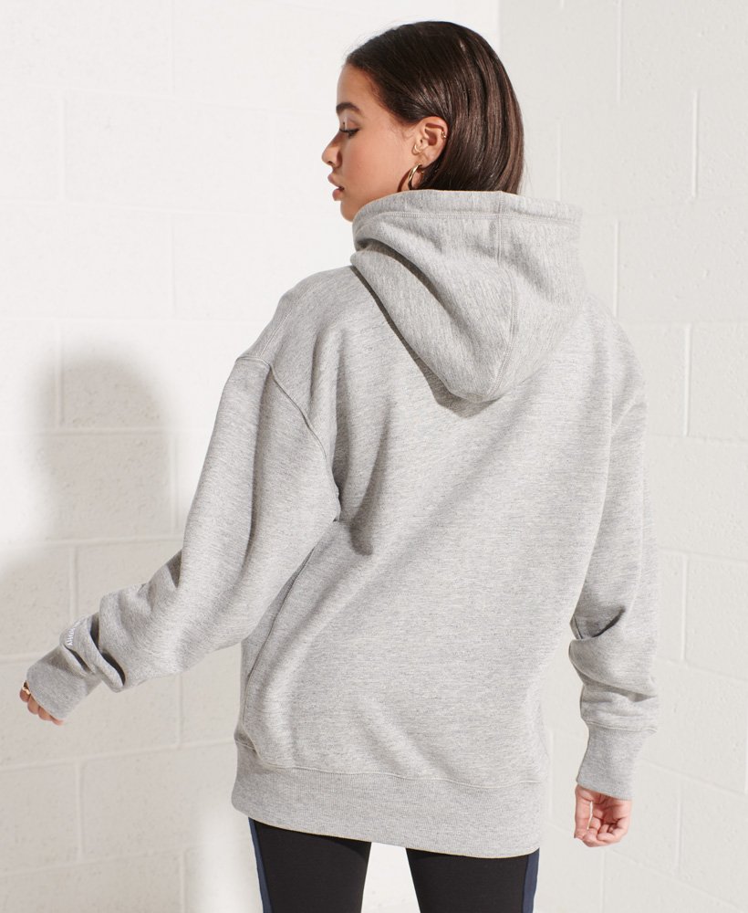 Superdry Code Logo Chenille Oversized Hoodie dam – bild 2