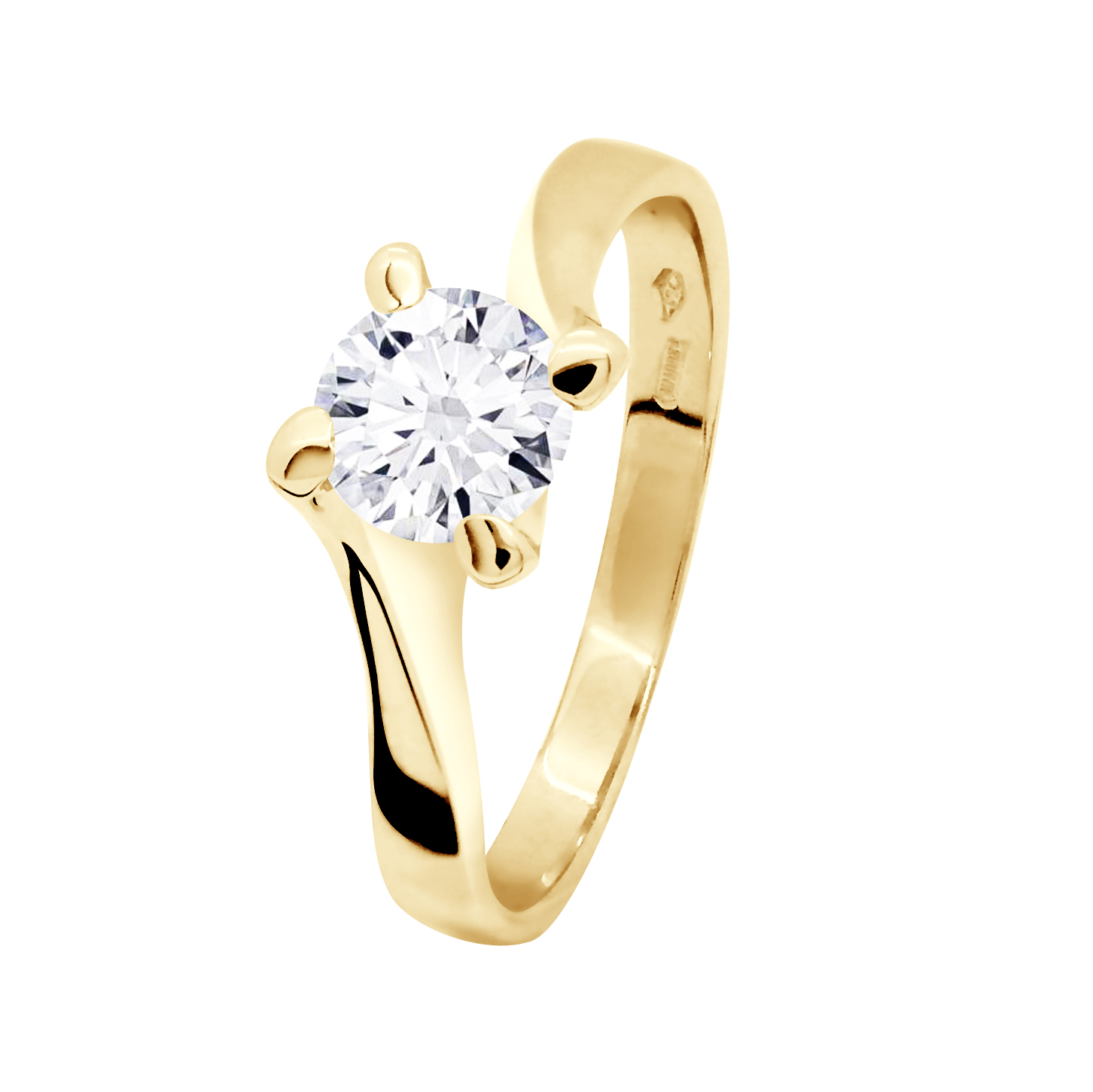 Thumbnail - DIADEMA - Ring - Diamant - Gelbgold