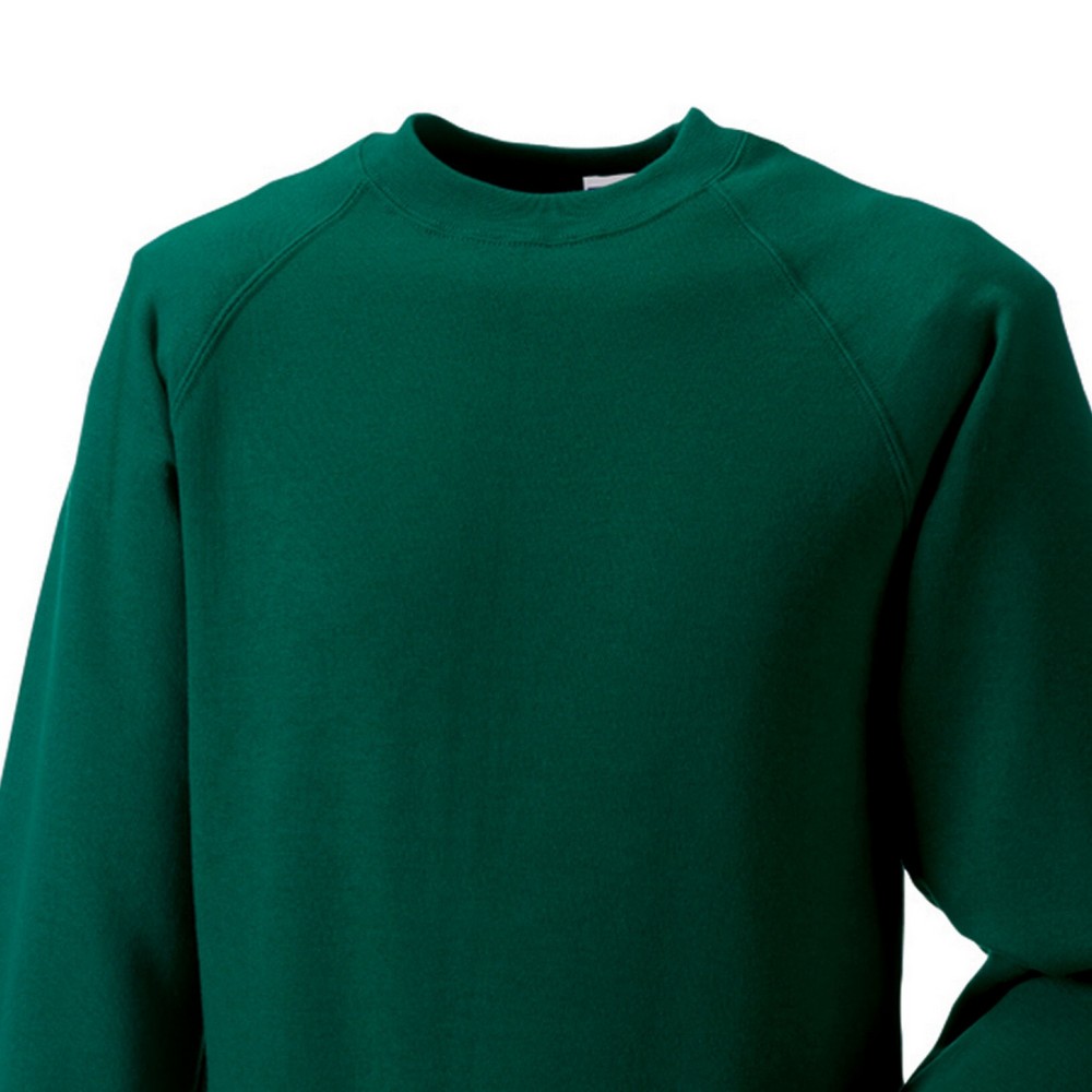Russell Athletic Russell Unisex Adult Classic Sweatshirt (Flaskegrön) dam – bild 2