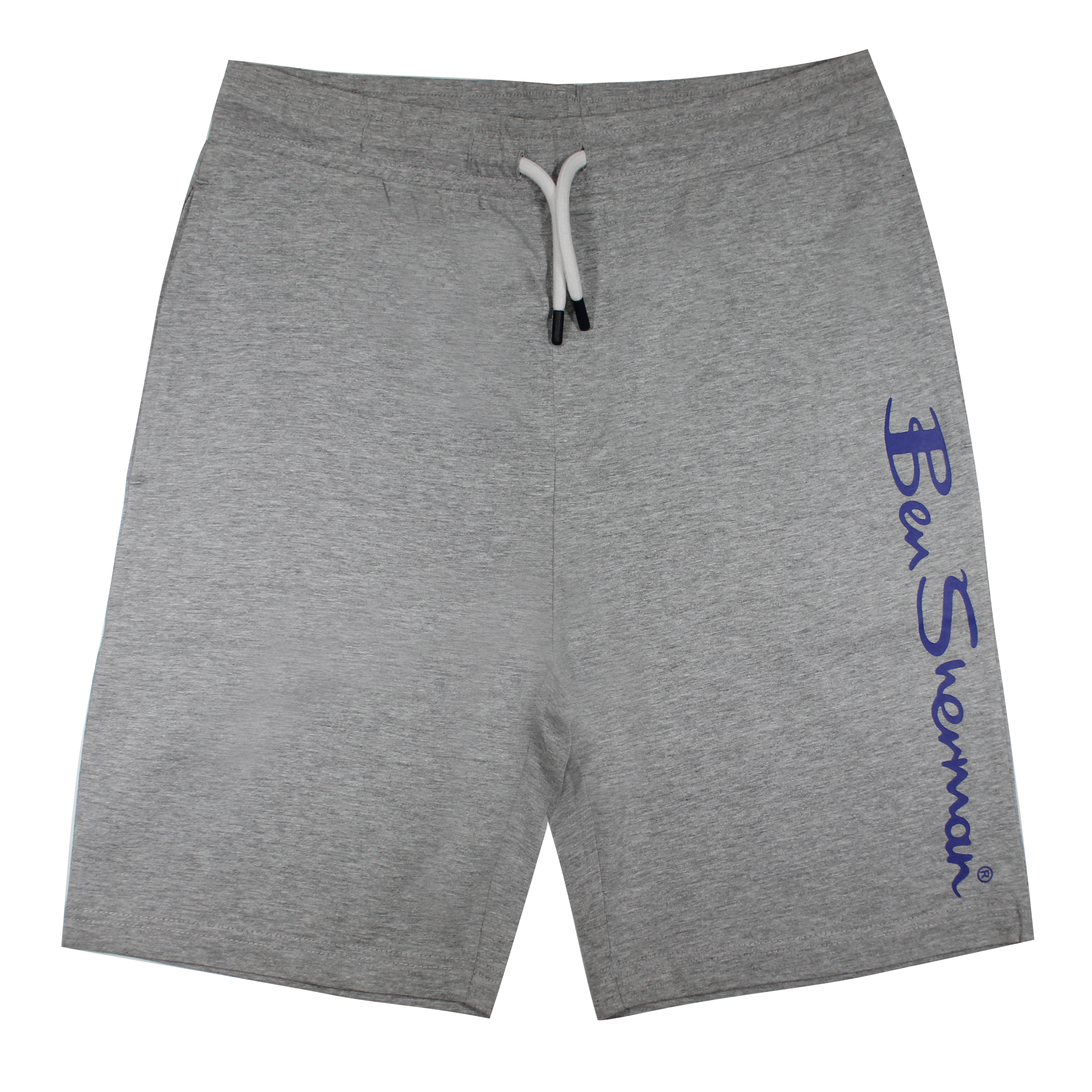 Ben Sherman Logo Mens Grey Shorts Cotton - Size X-Large