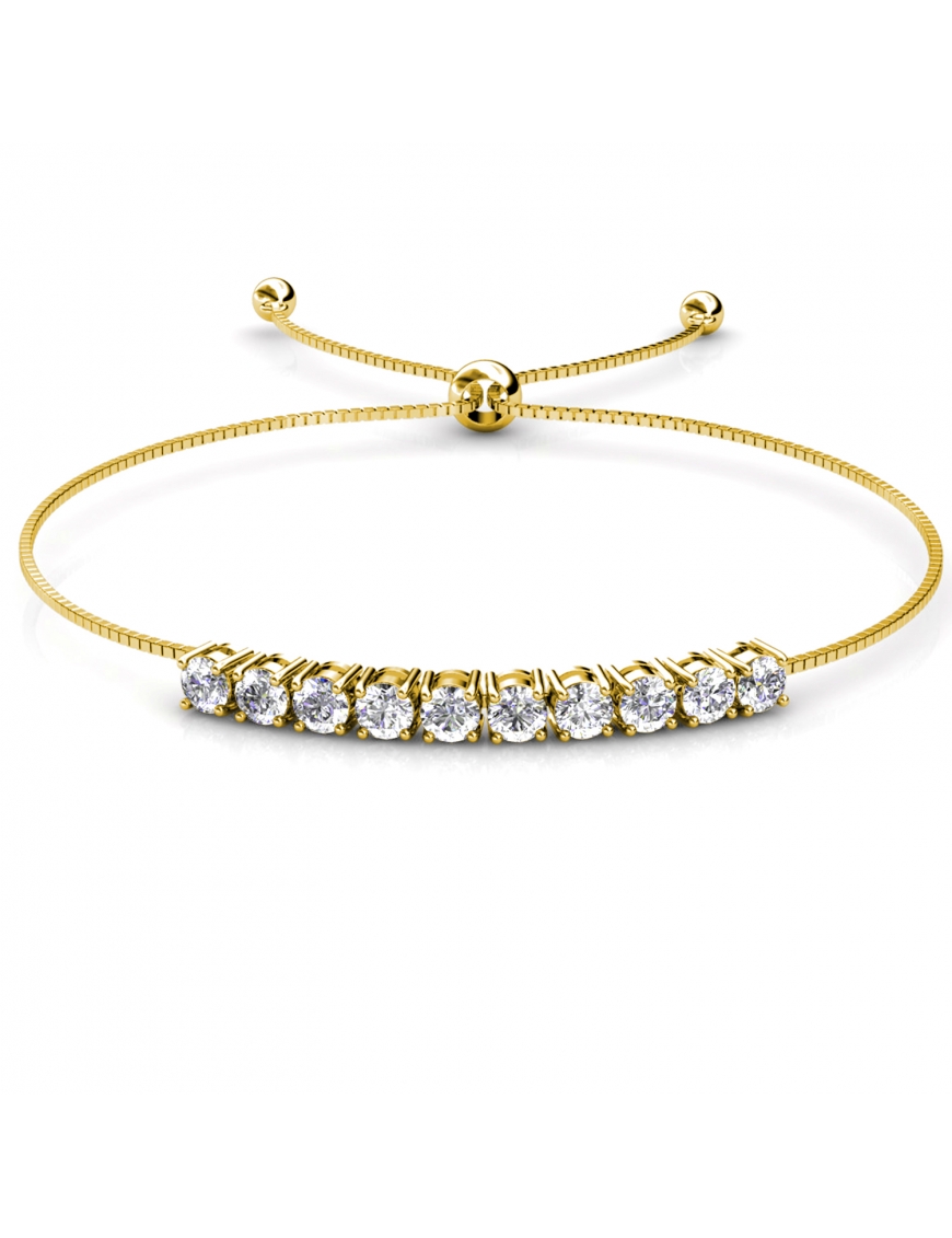 MYC Paris Vernice Stone Crystal Mia Set Guld och kristall halsband dam – bild 2