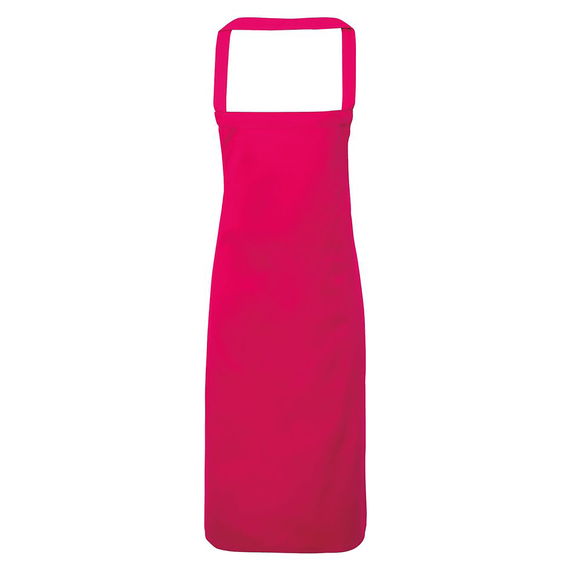 Premier Ladies/Womens Slim Apron (ohne Tasche) (2er-Pack) (Hot Pink)