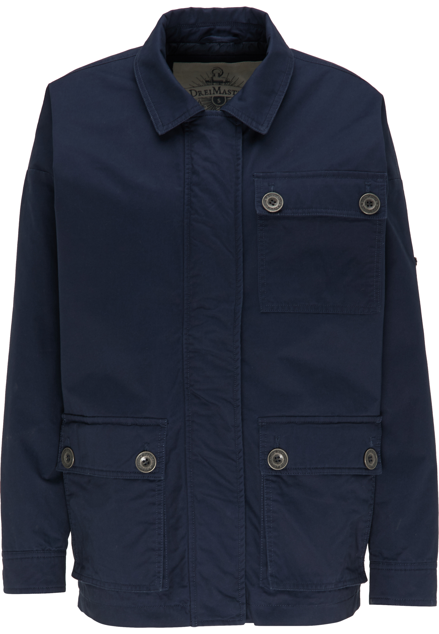 Dreimaster Lichte jas Dames marine
