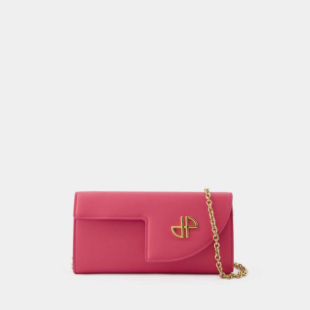 Thumbnail - Wallet On Chain - PATOU - Leder - Pink