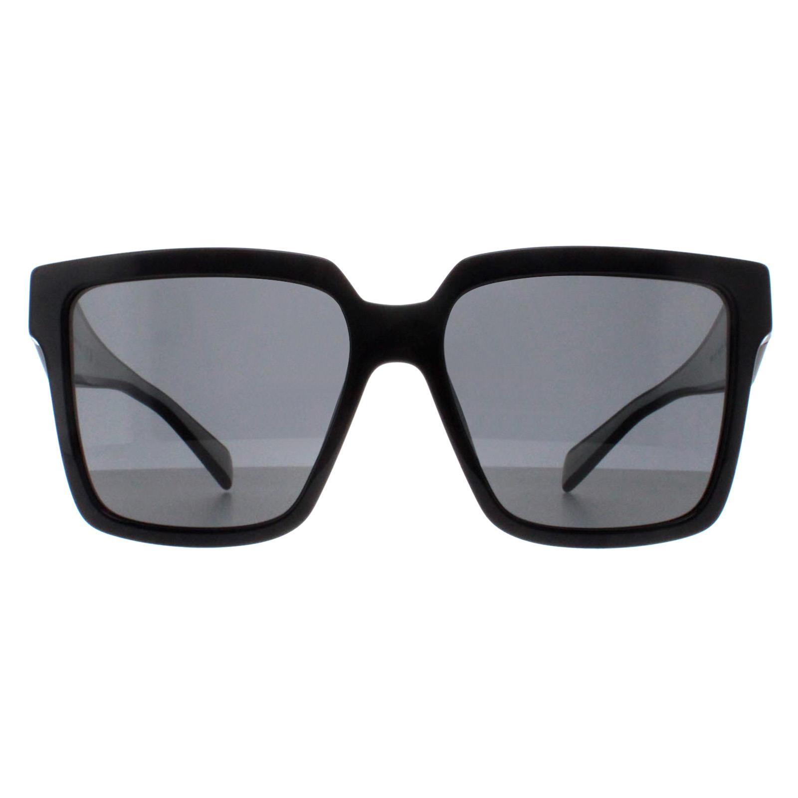 Prada Square Womens Black Dark Grey PR24ZS - One Size
