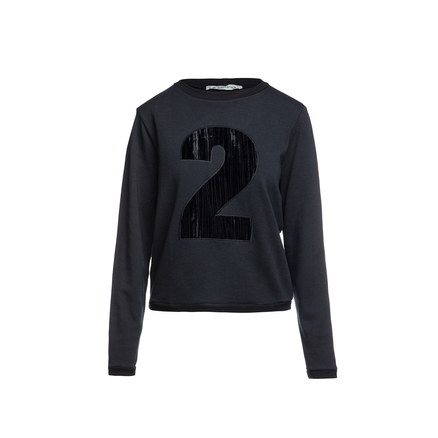 Thumbnail - Sportliches Sweatshirt in Schwarz