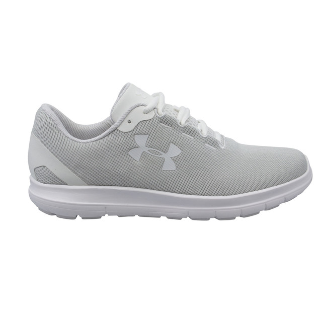 Thumbnail - Under Armour UA Remix Damen Grey Running Trainer