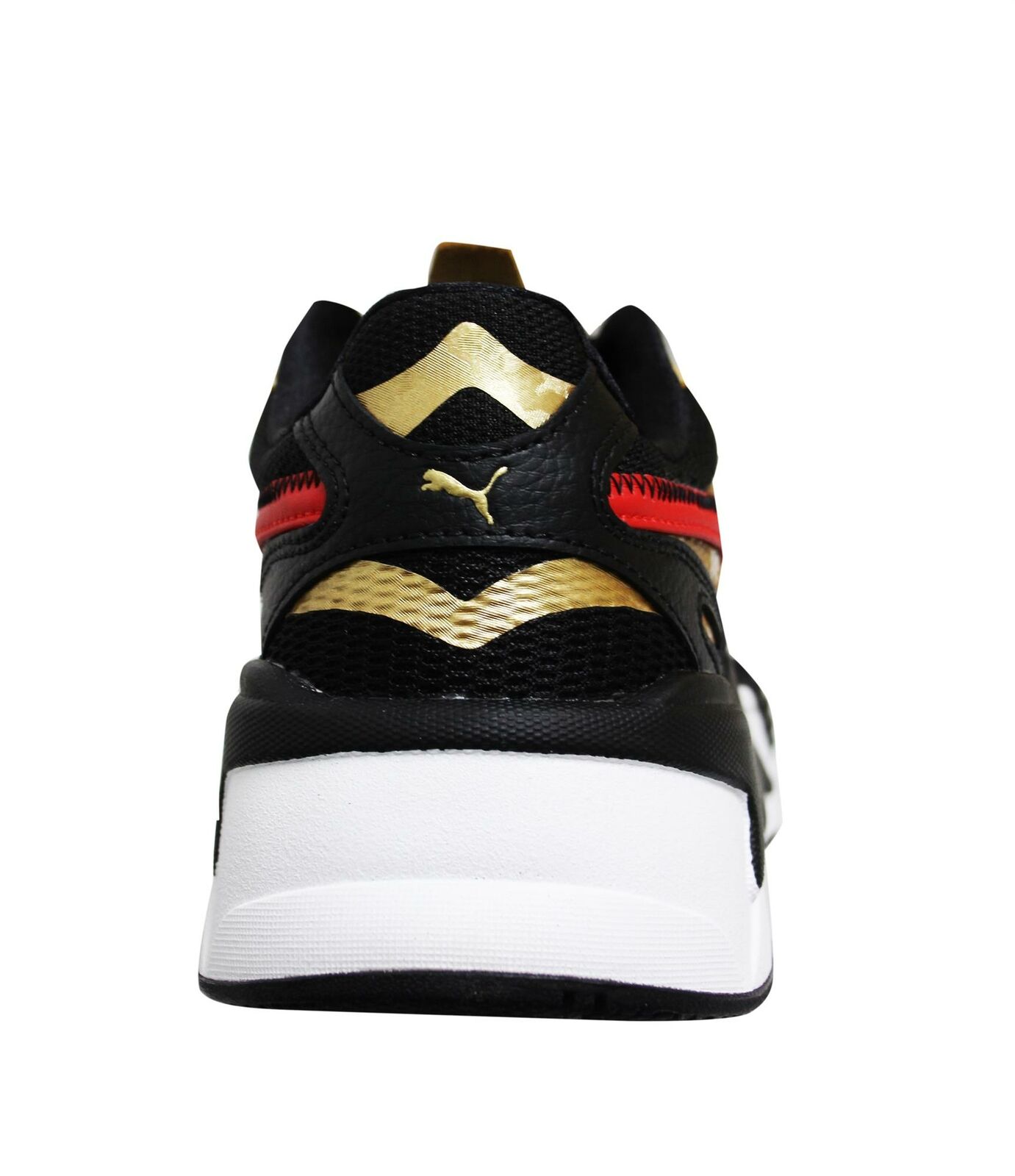 Puma RS-X3 CNY Svart Röd Guld Låg Lace Up Herr Löparskor Träningsskor 373178 02 – bild 2