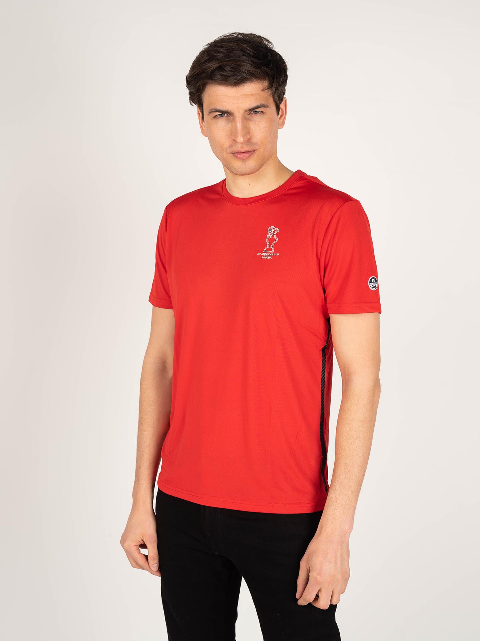 North Sails x Prada T-shirt Foehn Röd för män herr – bild 2