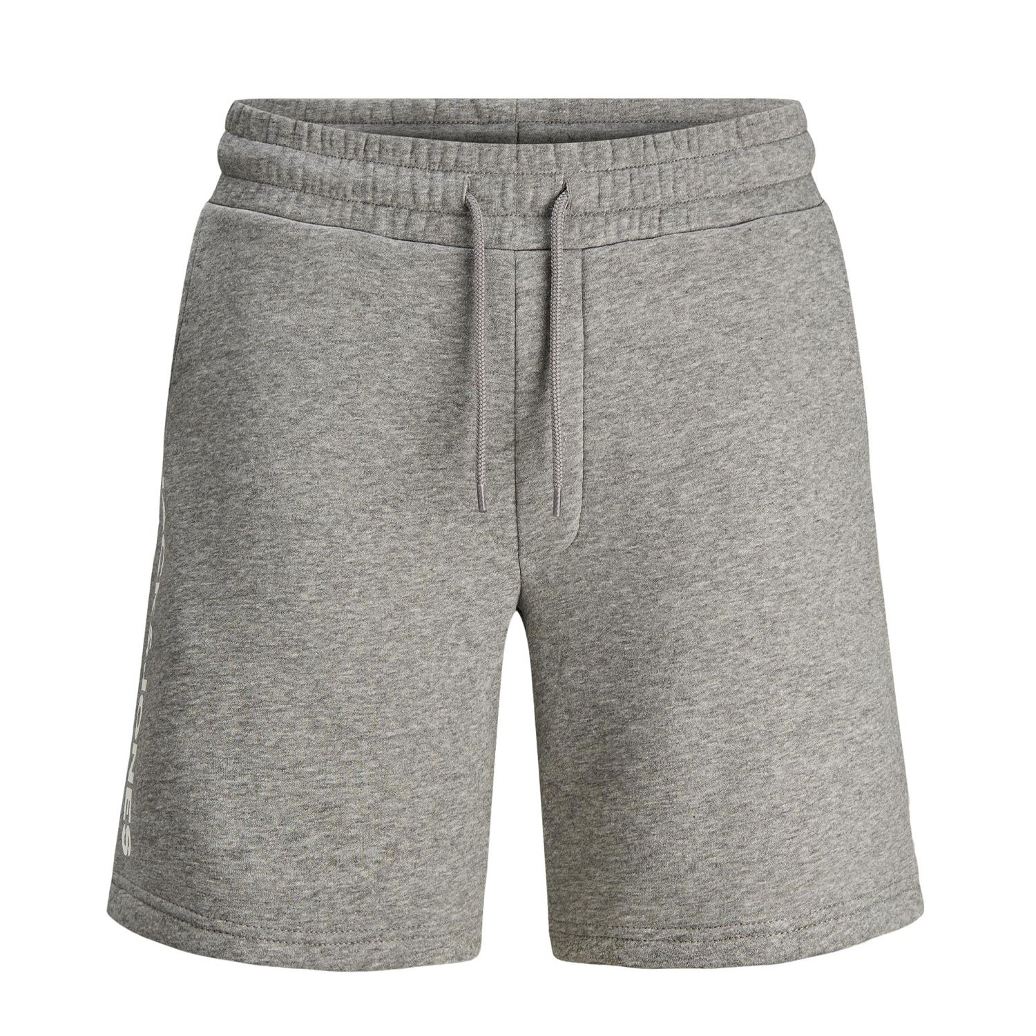Jack & Jones Mens Soft & Comfortable Cotton Sweat Shorts - Grey - Size X-Small