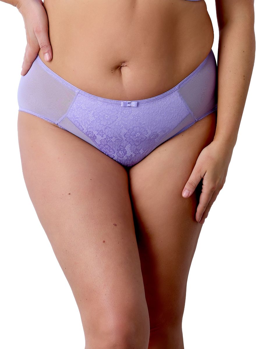Berlei Womens Beauty Everyday Deep Brief - Purple Polyamide - Size Large