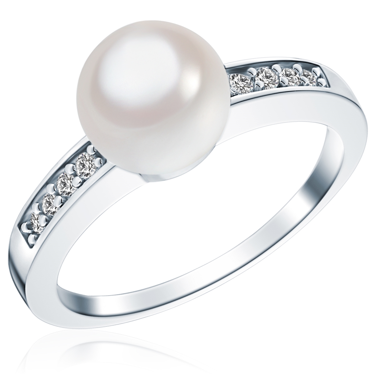 Rafaela Donata Womens Female Sterling Silver Ring - Size U