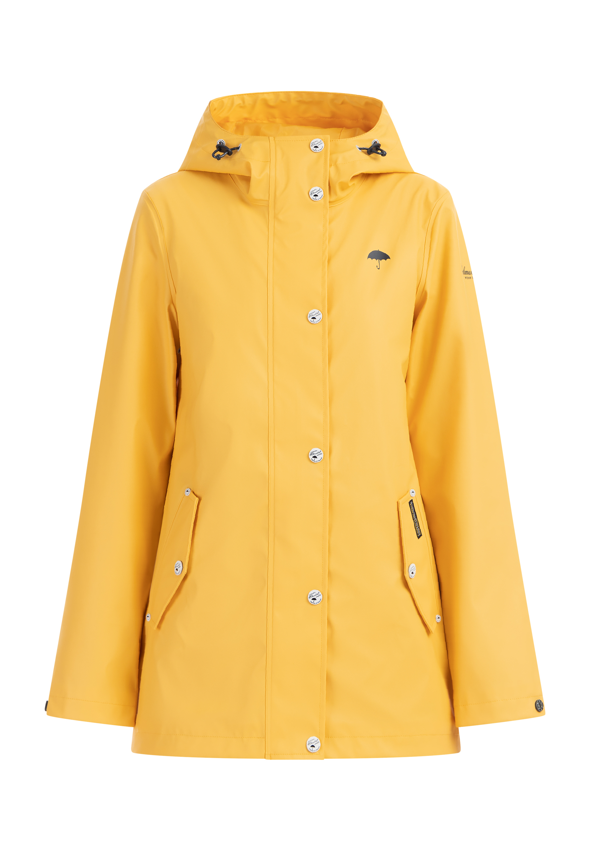 Thumbnail - Schmuddelwedda Regenjacke Damen Honiggelb-271
