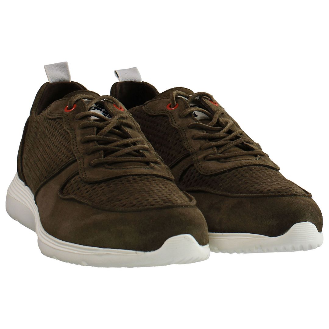 Hackett London Hackett Xtra Light Mens Brown Trainers låga sneakers herr – bild 2