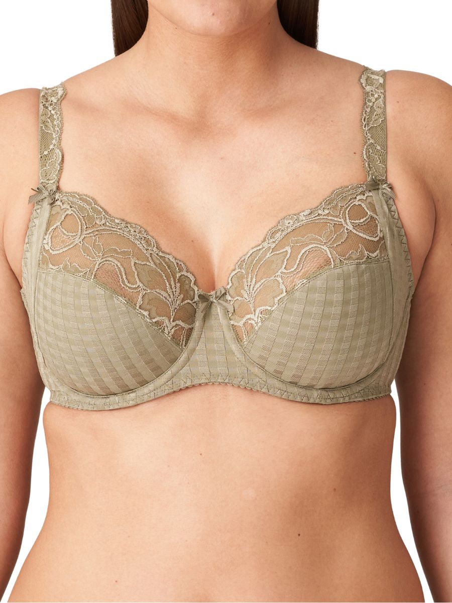 PrimaDonna Womens Madison Full Cup Wire Bra Golden Olive – Green Polyamide – Size 36I