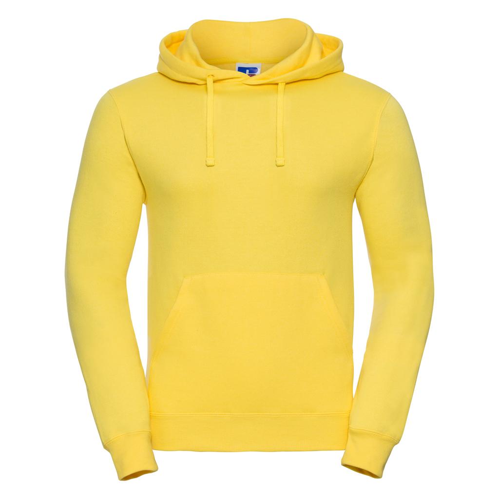 Russell Colour Kapuzenpullover / Kapuzen-Sweatshirt / Hoodie (Gelb)