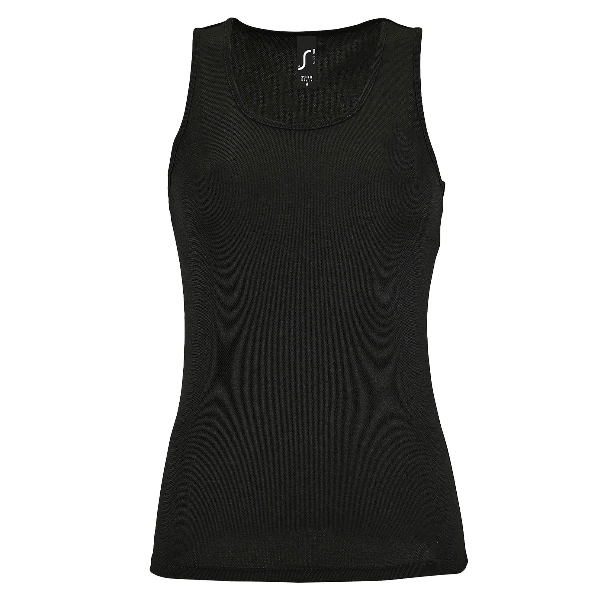 Thumbnail - SOLS Womens/Ladies Sporty Performance Sleeveless Tank Top (Schwarz)